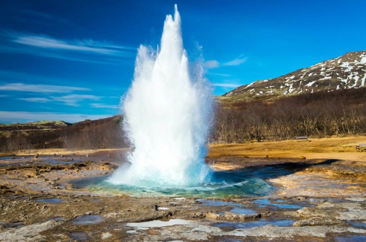 Geyser Strokkur, Islande