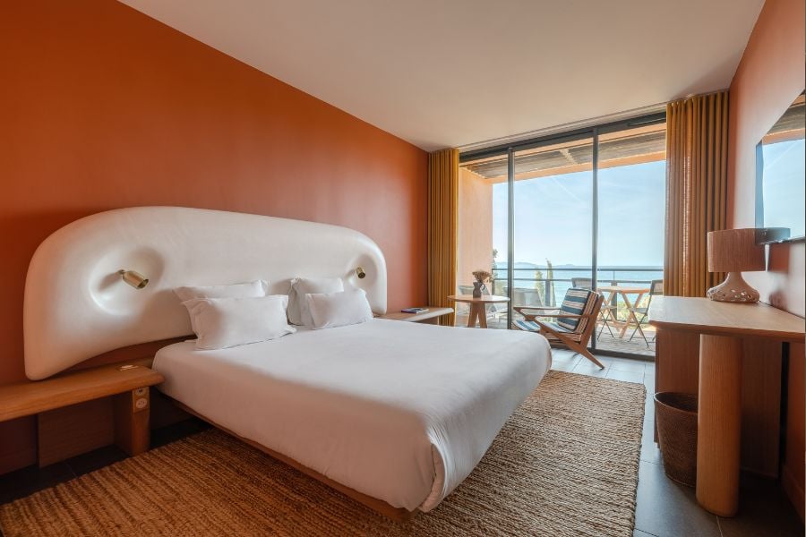Chambre Méditerranée avec balcon vue mer
