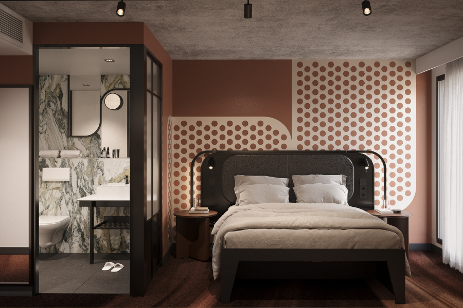 Chambre double standard vue Seine