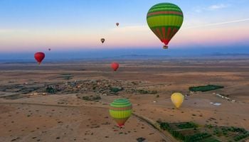Survol en montgolfière